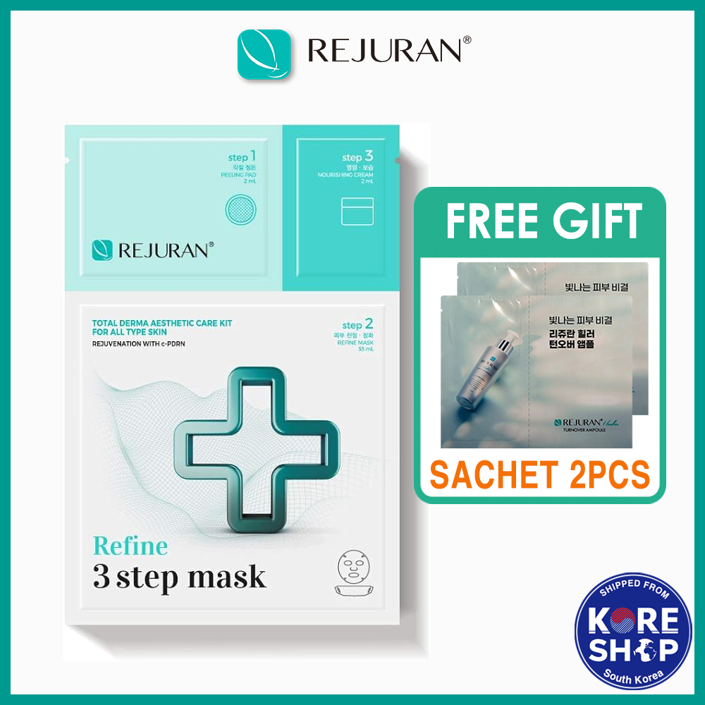 REJURAN Refine 3 Step Mask *5 sheets | Shopee Singapore