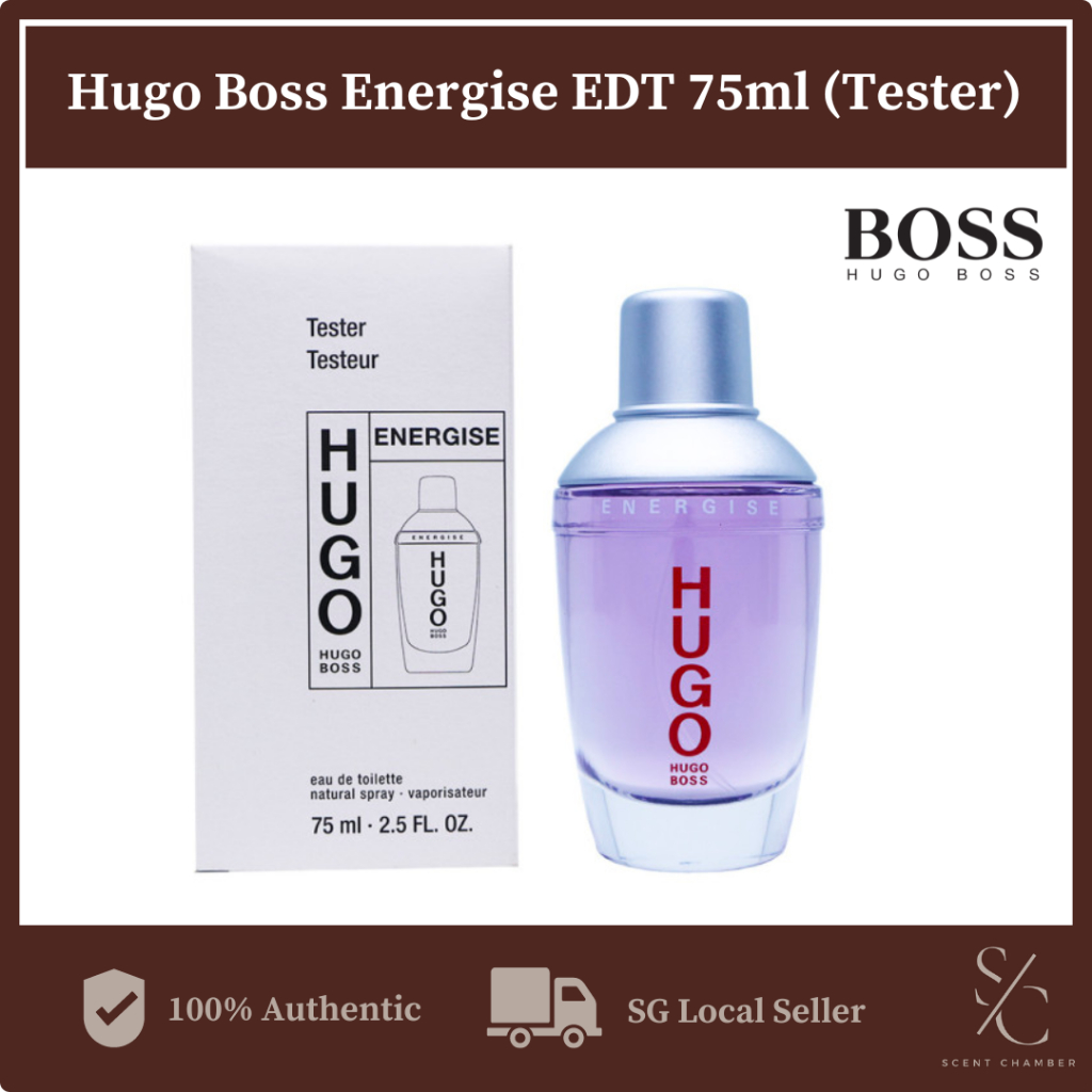 Hugo Boss Energise EDT 75ml Tester for Men 100 Authentic Shopee Singapore