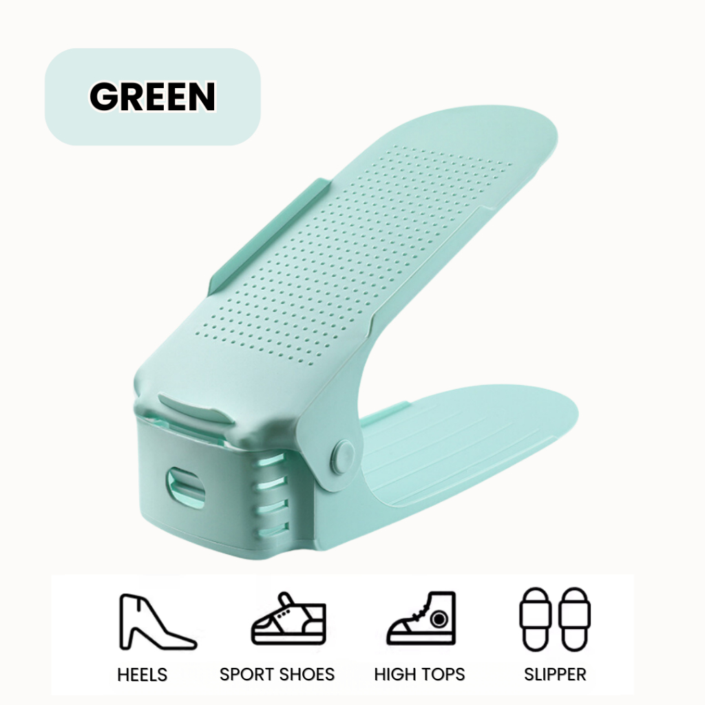 mixshop Adjustable Upgraded Shoe Organizer, Shoe Organiser, Shoe Rack ...