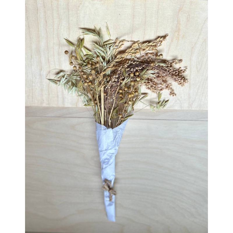 Spray Bouquet Seed Treat flax spray silver millet spray oat spray paddy