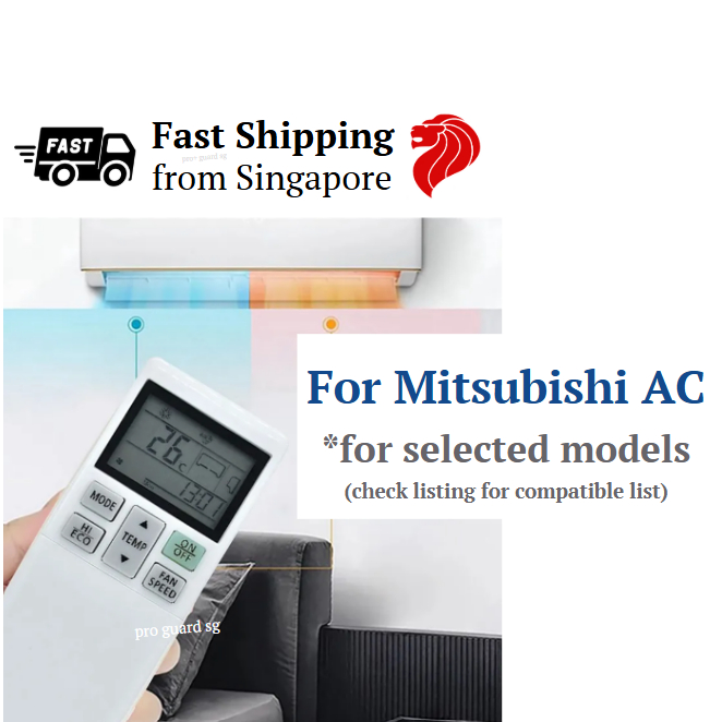 [SG] Mitsubishi (Singapore) Aircon Remote Controller RLA502A700B ...