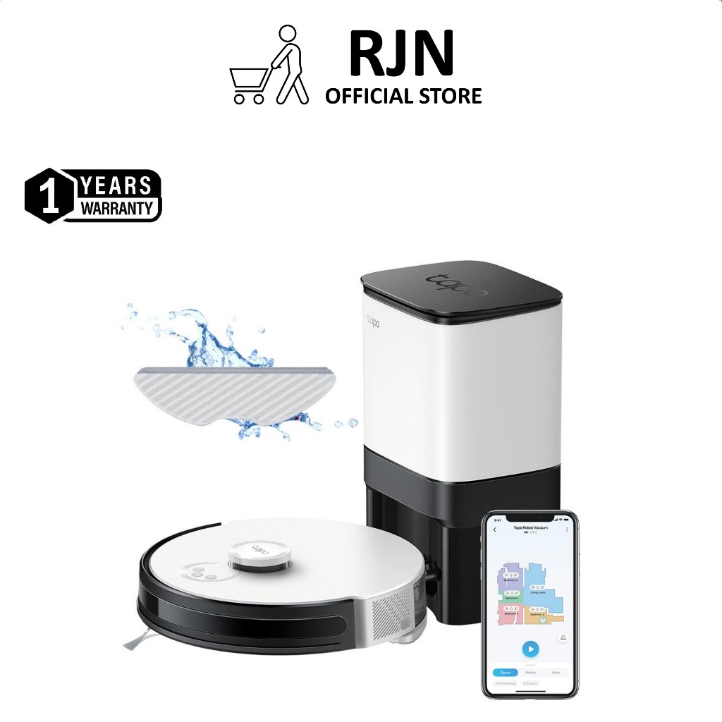 Puupaa Parti di ricambio per aspirapolvere robot Tapo RVA100, RV10, RV10 Plus, RV30RV30 Plus, accessori spazzola principale, spazzola laterale, filtro, panno mocio (A