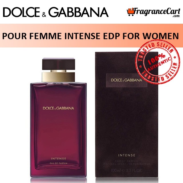 D G Pour Femme Intense EDP for Women 100ml Brand New 100 Authentic Perfume FragranceCart Eau de Parfum Woman Red Shopee Singapore