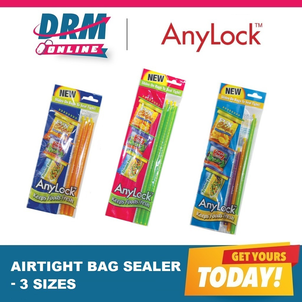 Official Distributor AnyLock Airtight Bag Sealer (3 Available Sizes