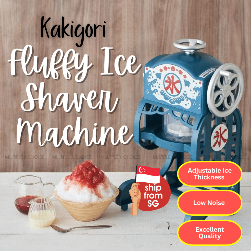 Japanese Kakigori Fluffy Ice Shaver Machine