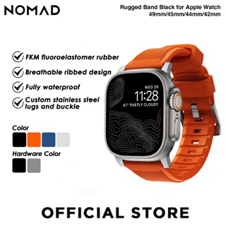 Flex Rubber Strap in Red – Nomad Watch Works SG