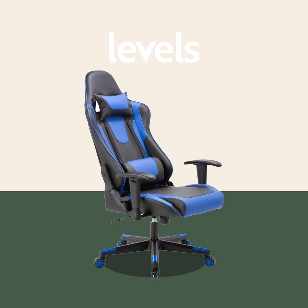 LEVELS Cygnus Ergonomic Gaming Chair (Commercial Grade) (High Back PVC ...