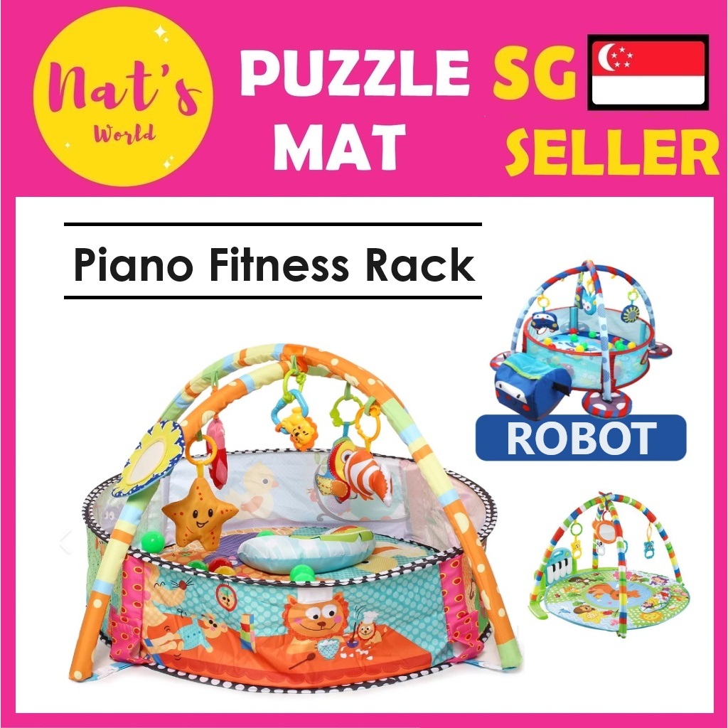 Baby Playmat Activity Gym Play Mat Foldable Playmat Crawling Mat (kandy