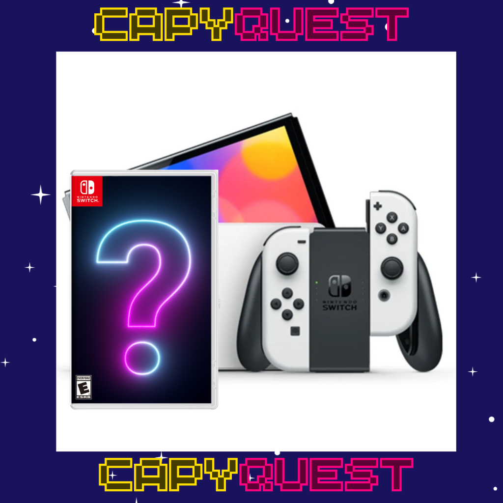 SG BUNDLE] Nintendo Switch OLED Console (Neon/White) with 1 Year 