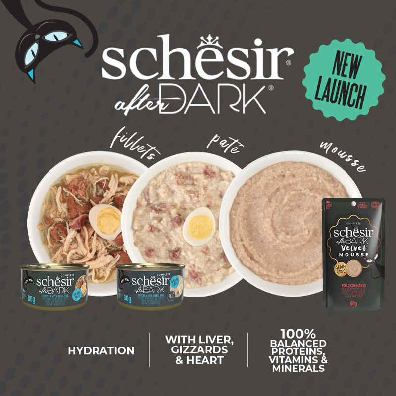 Schesir After Dark Velvet Mousse de Pollo con Huevo 80Gr. » Nativus