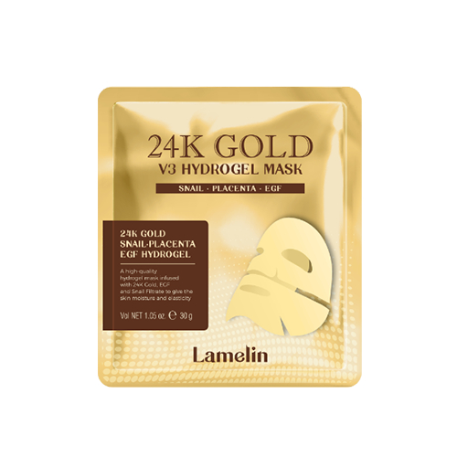 LAMELIN 24K Gold V3 Hydrogel Mask 30g | Shopee Singapore