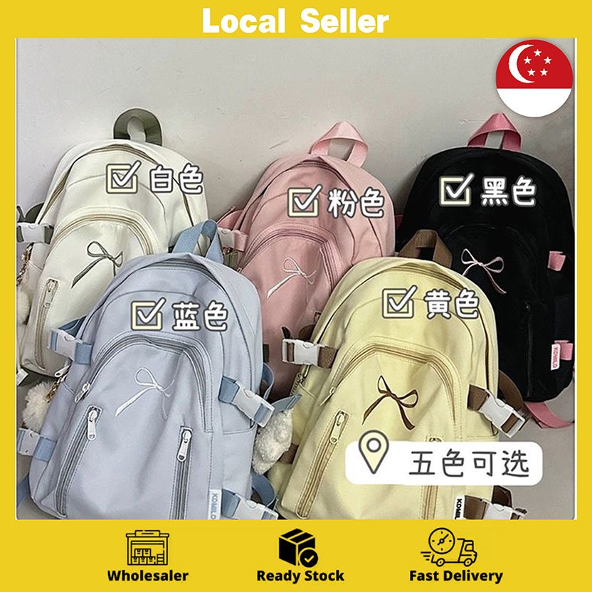 【🇸🇬Ready 】Backpack, large capacity student backpack, laptop backpack ...