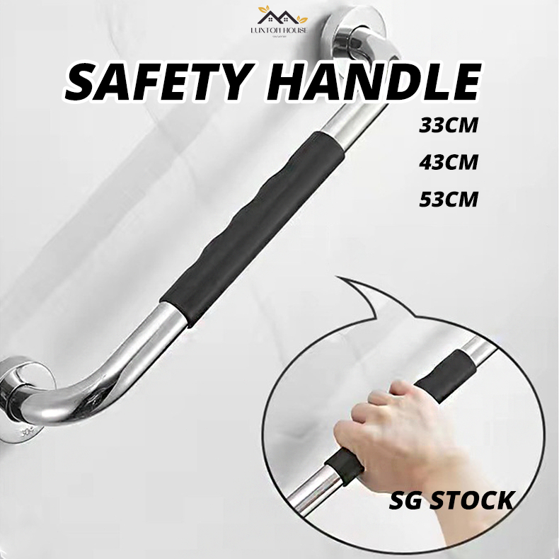 {SG} Safety Handle Bathroom Handrail Grab Bar Elderly Arm Toilet Handle ...