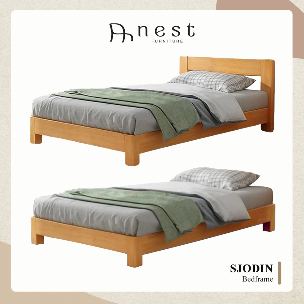 (NEST) DREAMAX SJODIN Bed Frame (OnSite Installation) Single Size