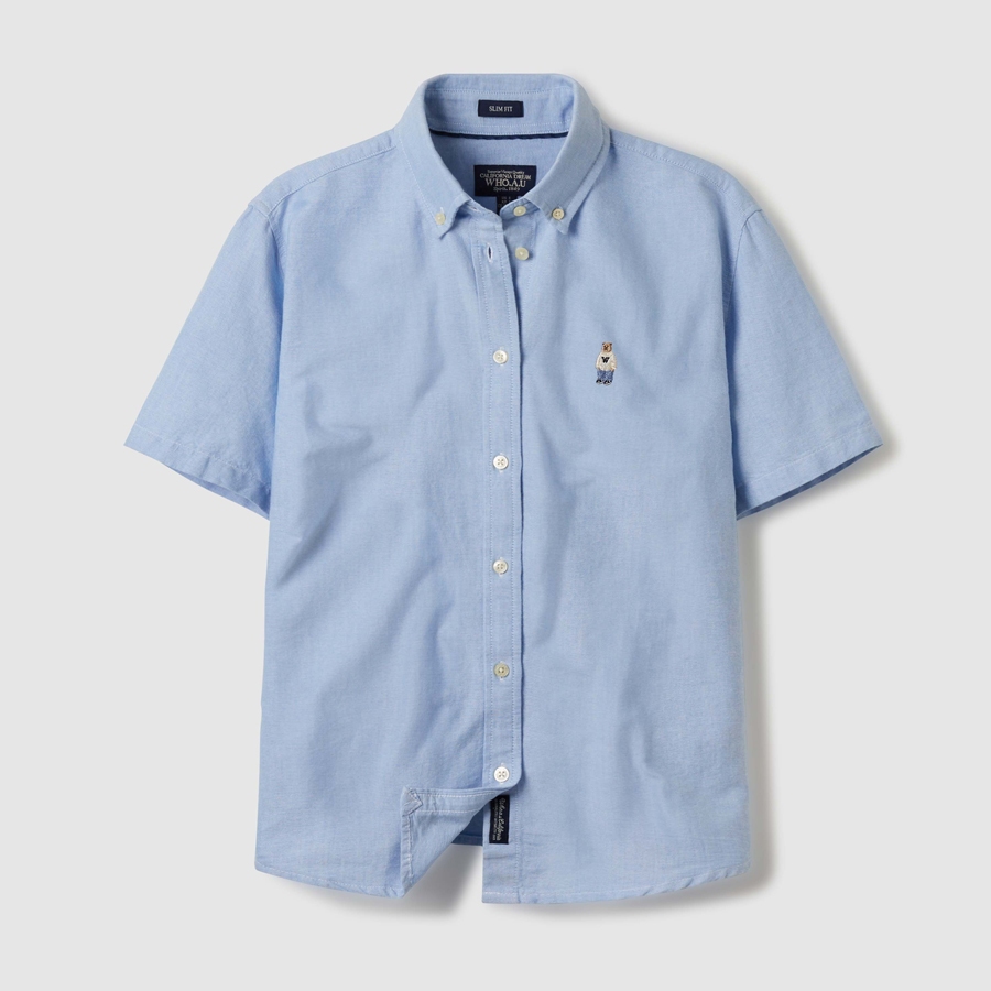 【WHO.A.U】steve oxford shirt WHO.A.U - Steve Oxford Shirts(Slim Fit)_WHYWE2335F-01