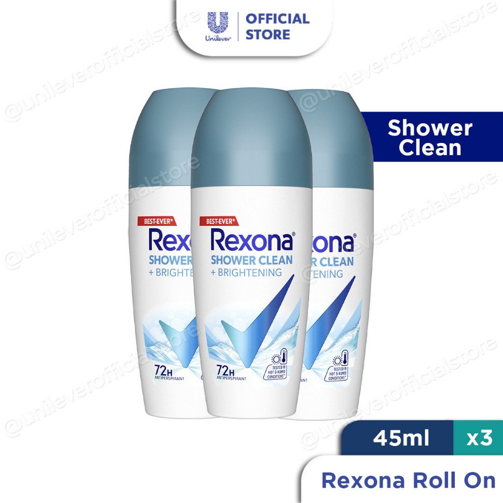 [Bundle of 3] Rexona Women Roll-On Deodorant 45ml | Shopee Singapore