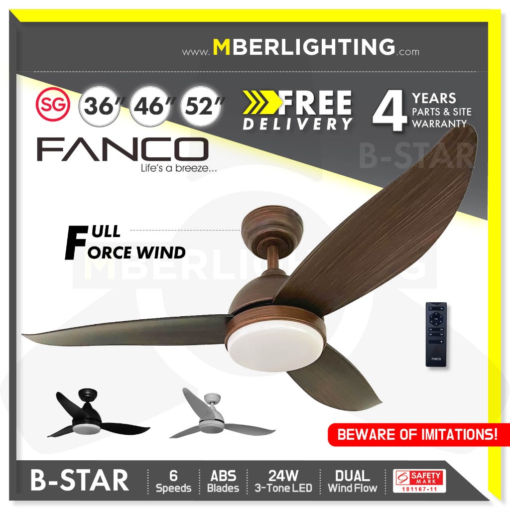 FANCO B-Star 36-46-52" / Galaxy5 38-48-56" / Tributo 46-56 / With 3Tone ...