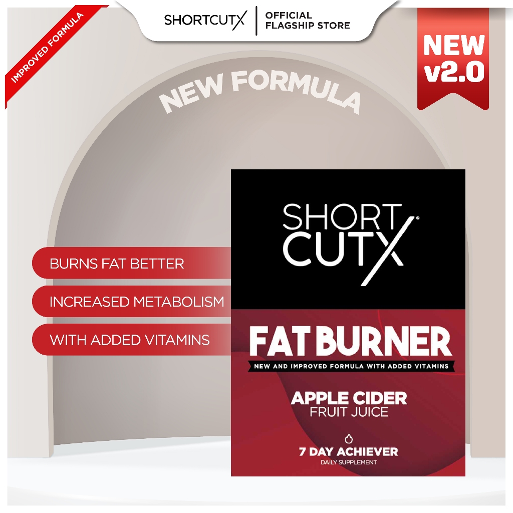 NEW v2.0 Shortcutx Fat Burner v2.0 Apple Cider Vinegar Fruit