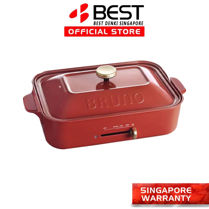 BRUNO COMPACT HOTPLATE BOE021-25220-RD | Shopee Singapore
