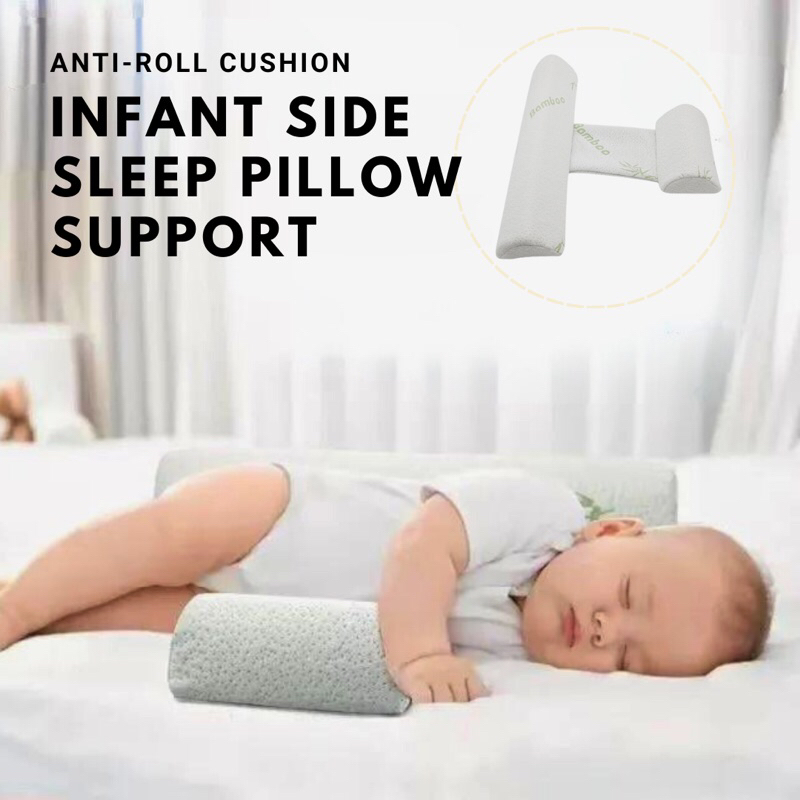 Infant Baby Side Sleep Pillow Support Wedge Newborn Anti roll Cushion Adjustable Shopee Singapore