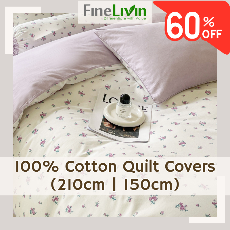 [FineLivin Clearance Sale] Bedsheet Quilt Cover 100 Pure Cotton
