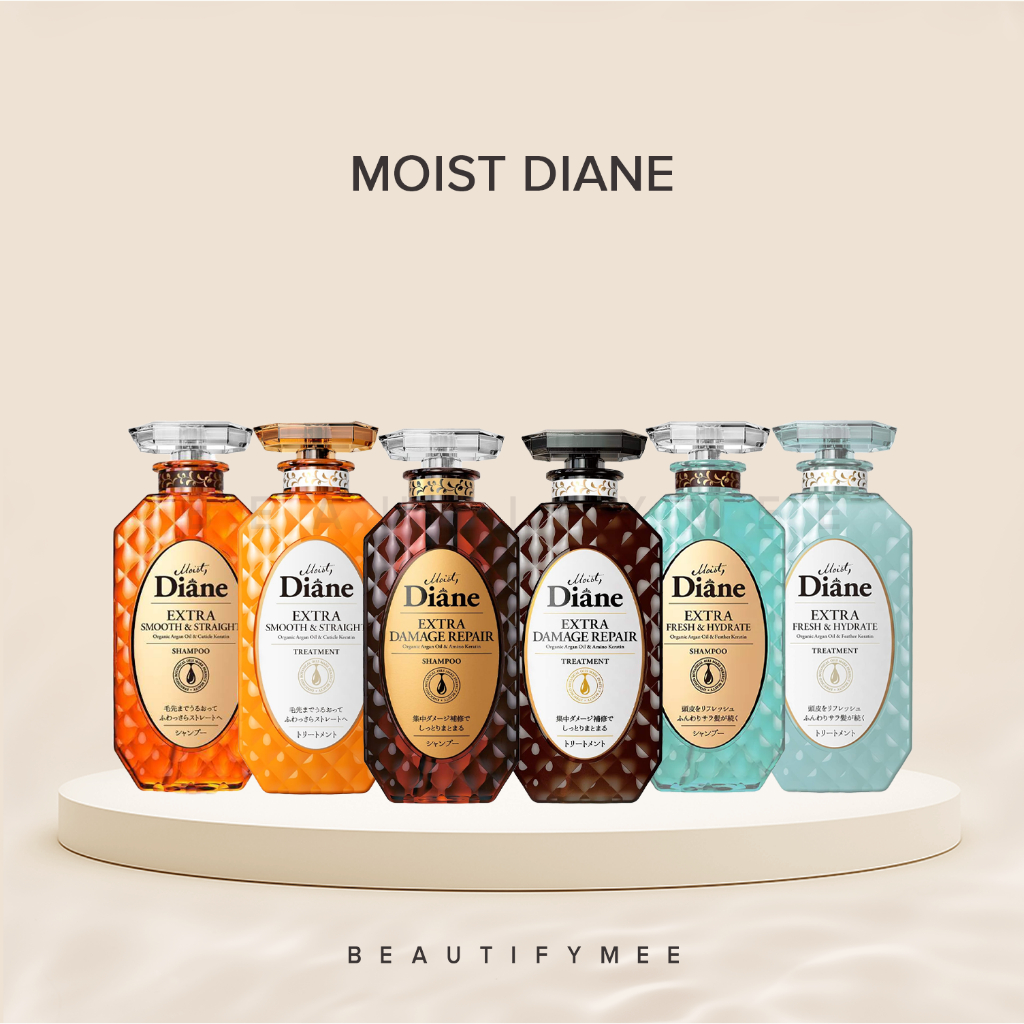 Moist Diane Hair Shampoo & Treatment 450ml (Damage Repair / Fresh ...