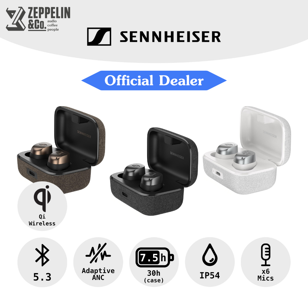 Sennheiser Momentum True Wireless 4 - MTW4 Advanced Wireless Earphones ...