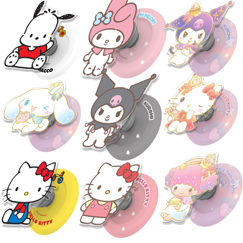 Sanrio genuine Cute magnetic Acryl Smart Tok My Melody Kuromi ...