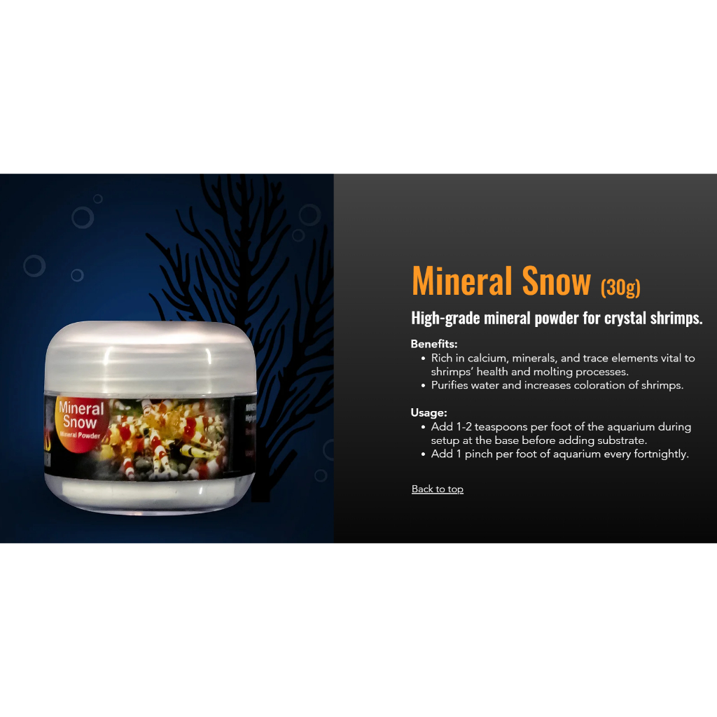 CRS Haven Mineral Snow (30G) High grade mineral powder for crystal ...