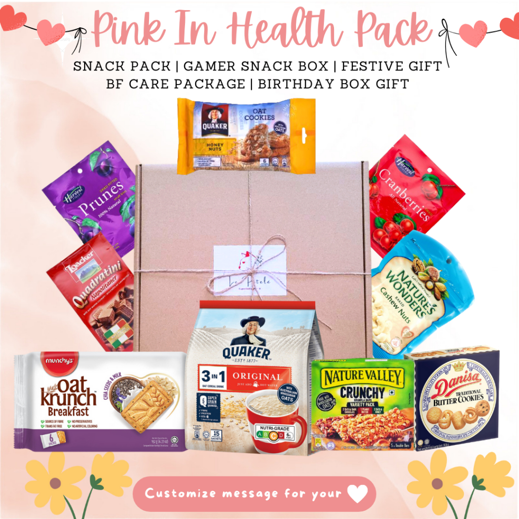 [SG]Pink In Health Gift Set/Healthy Care Hamper/Healthy Snacks Gift Box
