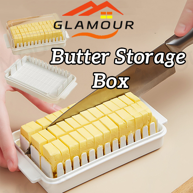[SG] Butter Storage Box Butter Cutter and Storage Butter Container ...