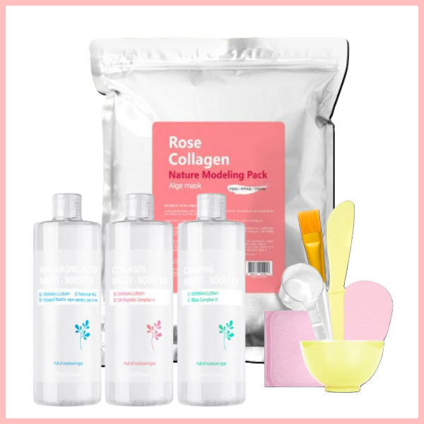KOREA [Aesthetic & Spa Use] facial rubber modeling powder pack ROSE ...