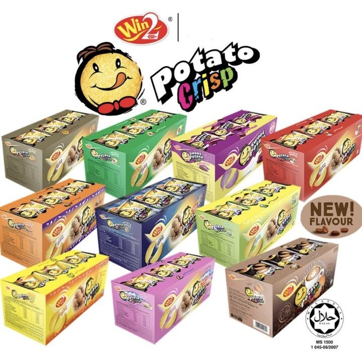 Win2 Potato Crisp 600G - 20G x 30 SACHETS | Shopee Singapore