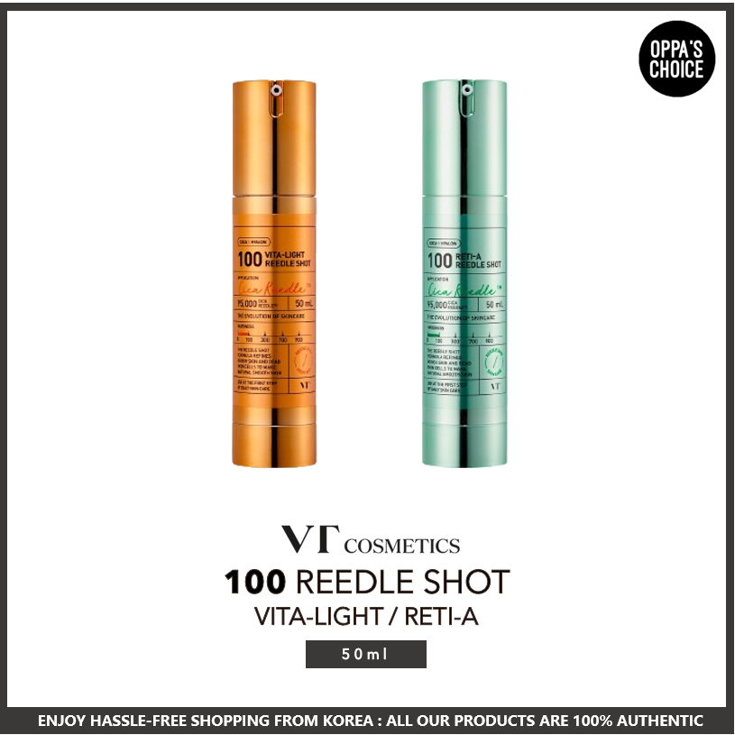 [NEW] VT COSMETICS REEDLE SHOT 100 (VITA LIGHT / RETIA) 50ml Shopee Singapore
