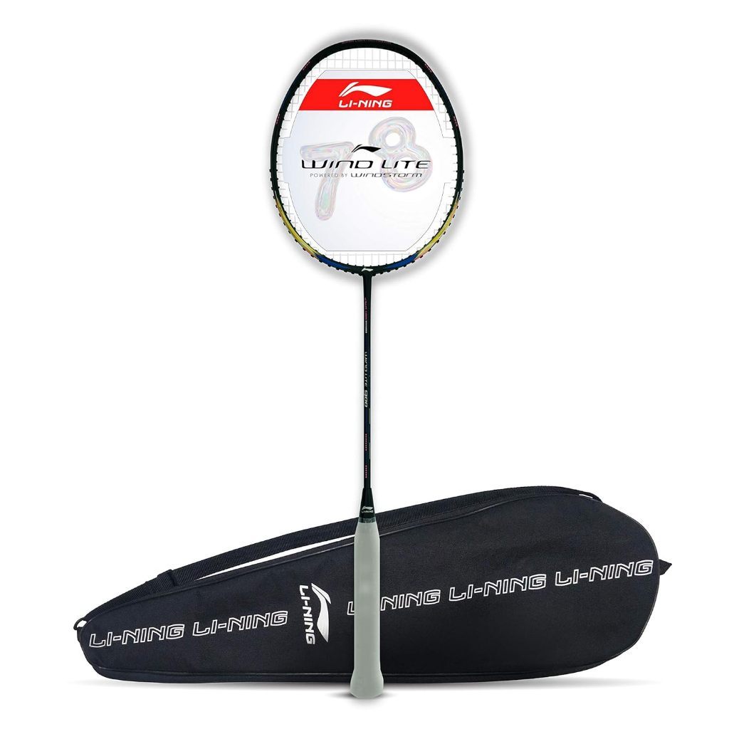 Li-Ning Wind Lite 900 Carbon Fiber Strung Badminton Racket with Free ...