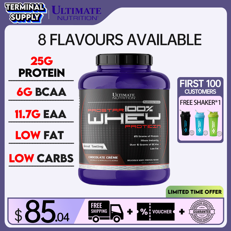 [Quality Whey] Ultimate Nutrition Prostar 100% Whey Protein 25G Protein ...