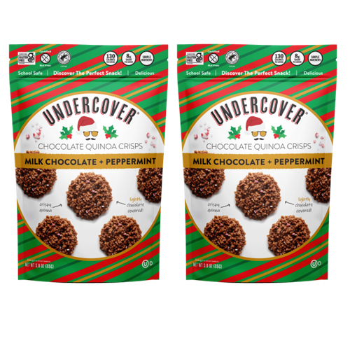 [Bundle of 2] UNDERCOVER Crispy Quinoa Milk Chocolate + Peppermint 85g ...