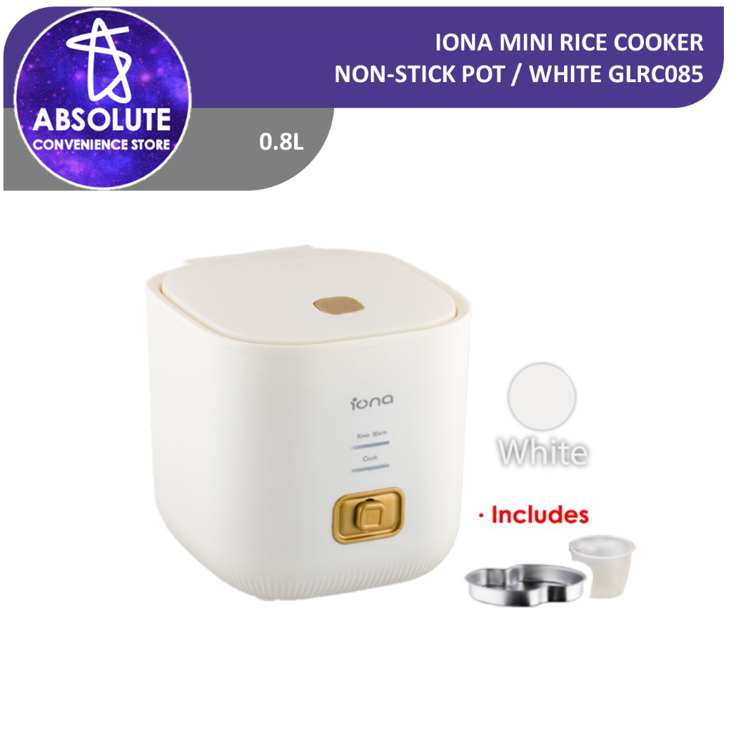IONA 0.8L Mini Multi Rice Cooker with Non Stick Pot - GLRC085 | Shopee ...