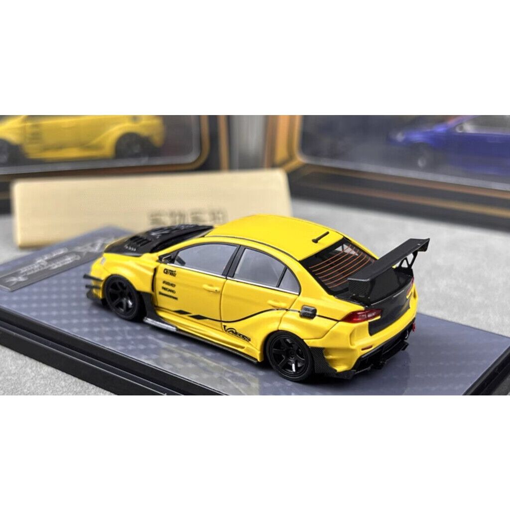 ERROR 404 1:64 Yellow Mitsubishi Lancer Evolution EVO X