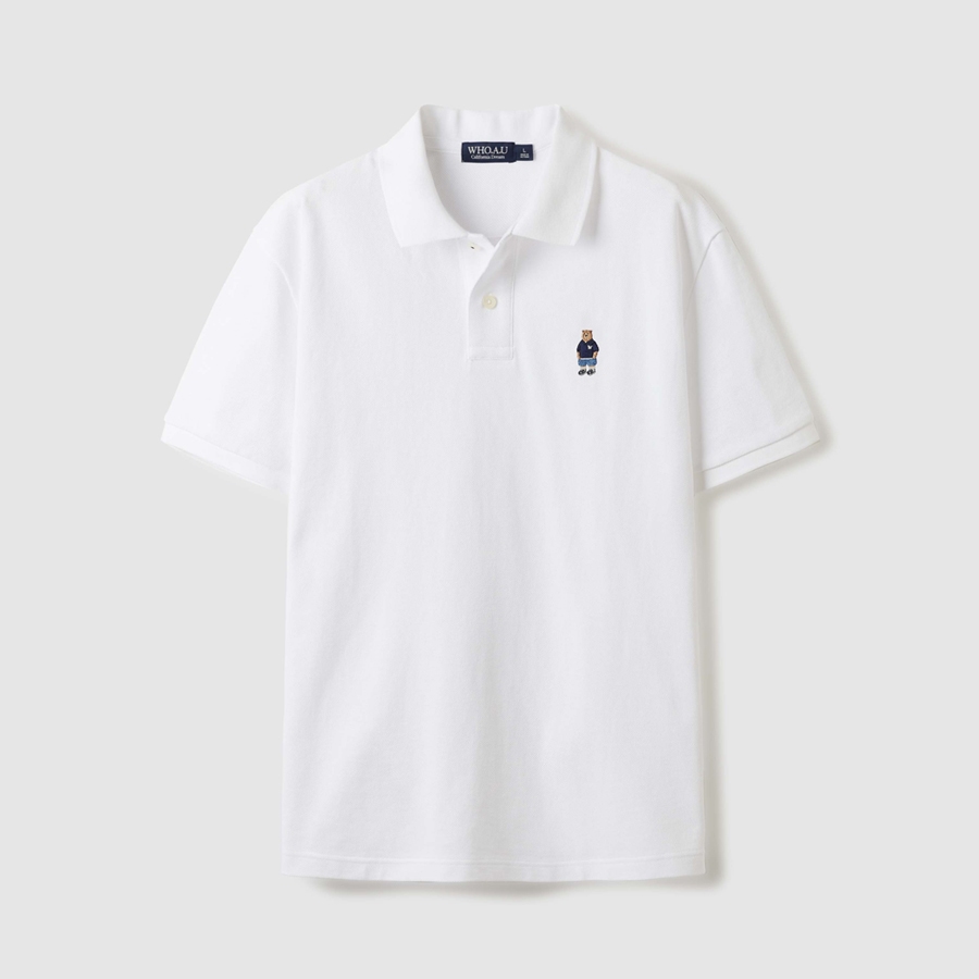 【WHO.A.U】Steve PQ Collar T-Shirt WHO.A.U] Steve PQ Collar T-Shirt | WHHAE2521U/WHHAE3721U