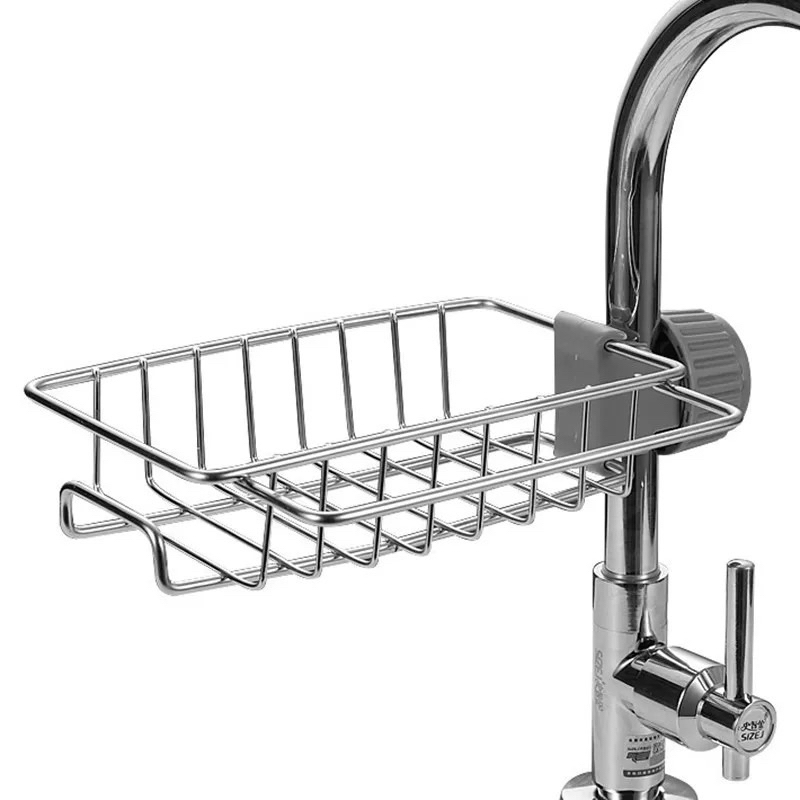 [SG seller] 304 stainless steel faucet basin rack bathroom shower ...