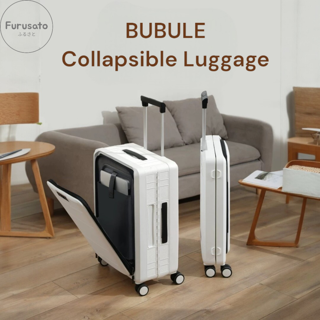 [SG Seller] Collapsible Travel Luggage Cabin Bag Lightweight Hard Shell ...