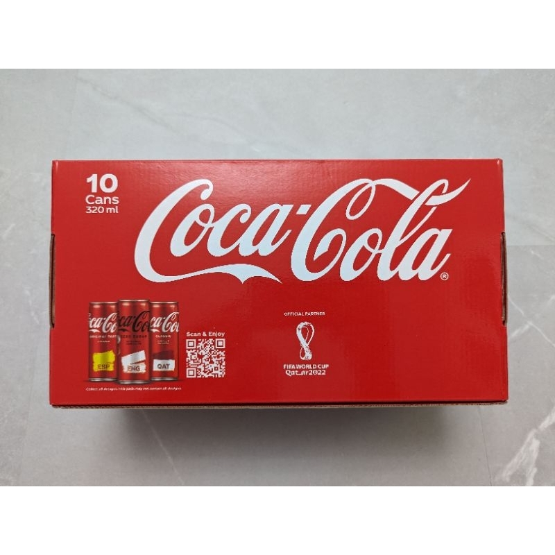 [Expired] Coca-Cola FIFA World Cup Qatar 2022 Box set (10 cans ...