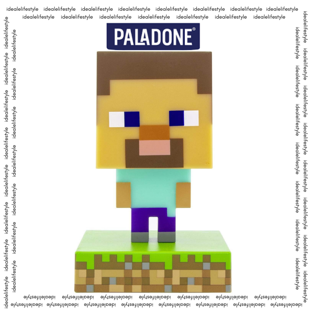 Paladone Minecraft Steve Icon Light V2 (#001) | Shopee Singapore