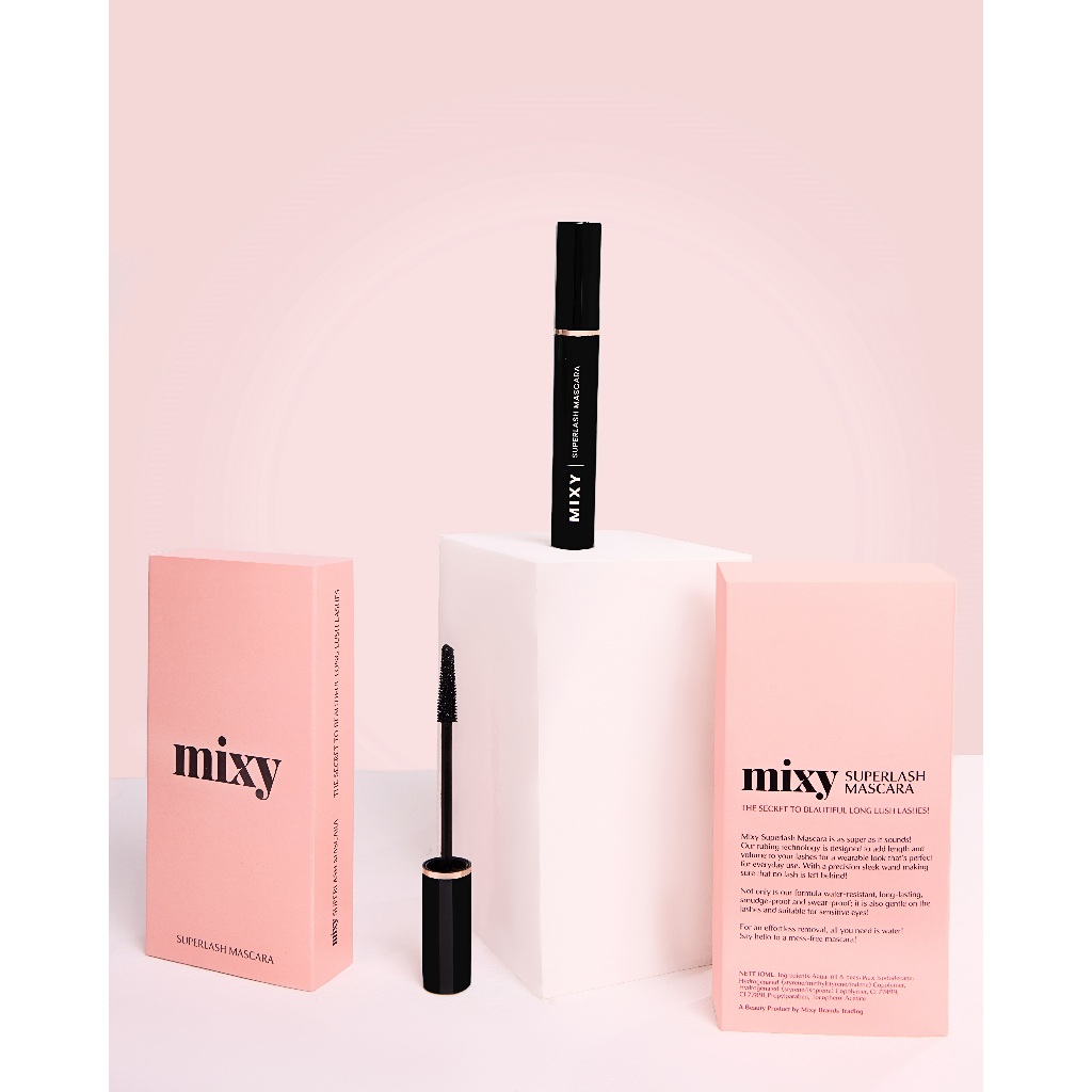 Mixy Superlash Mascara (Long Lasting, Volume, Lengthens, Wudhu Friendly ...