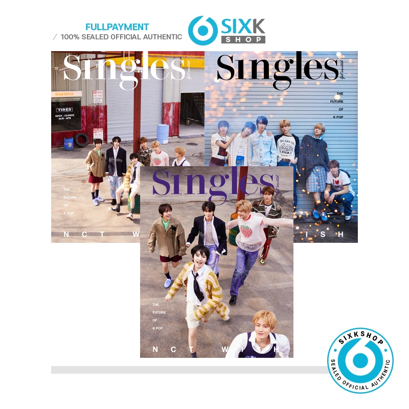 SINGLES Magazine - NCT WISH Cover (MAR issue 2024) | Shopee Singapore