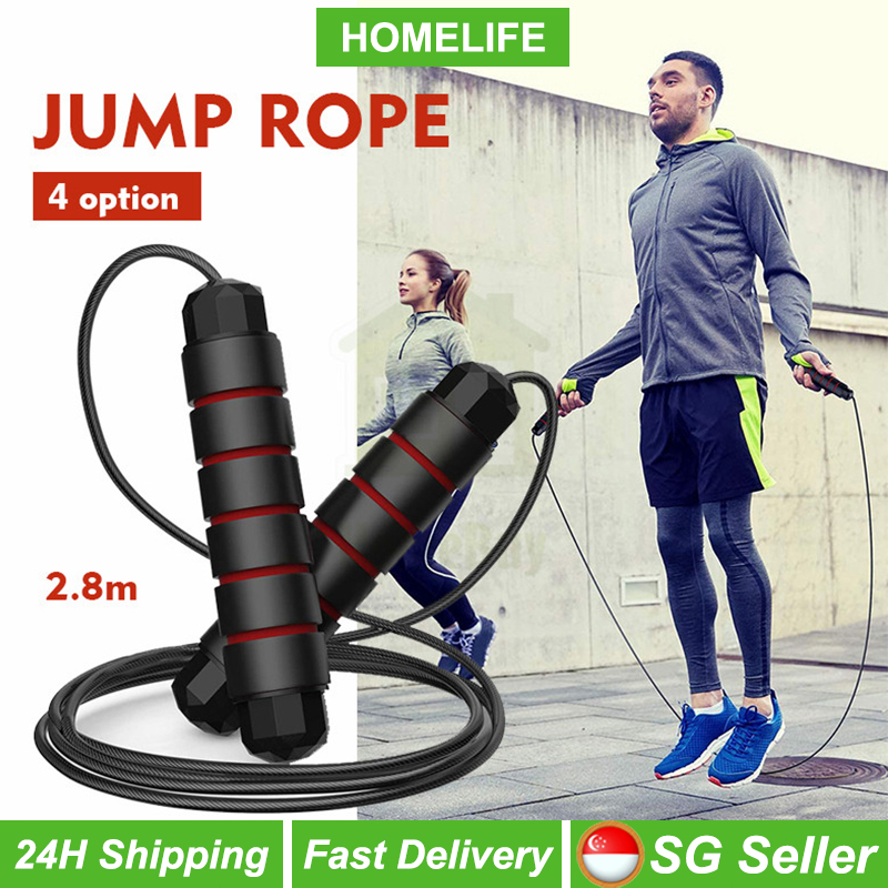 [SG Stock] Jump Rope Skipping Rope Heavy Steel Wire Strong Metal ...