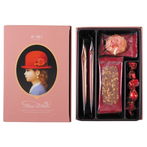 AKAI BOHSHI /Japanese Most Popular Cookies / PINK, BLUE, RED
