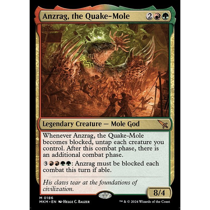 Anzrag, the Quake-Mole [Murders at Karlov Manor Prerelease Promos] main image 0