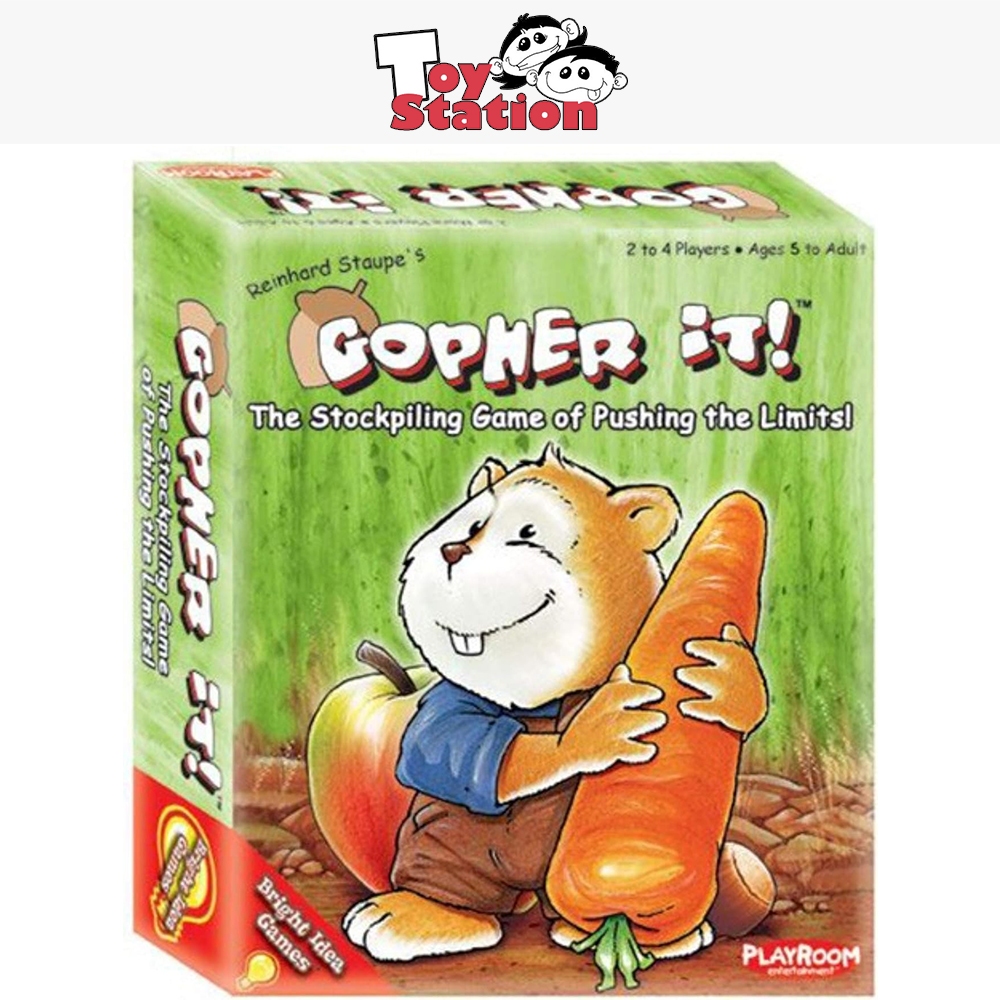 Playroom Entertainment Gopher It! Children Card Game | Shopee Singapore